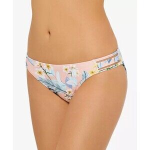 NWT Hula Honey Juniors Moana Blossom Strappy Bikini Bottom XL Pink Multi